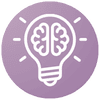 Brain lightbulb Icon